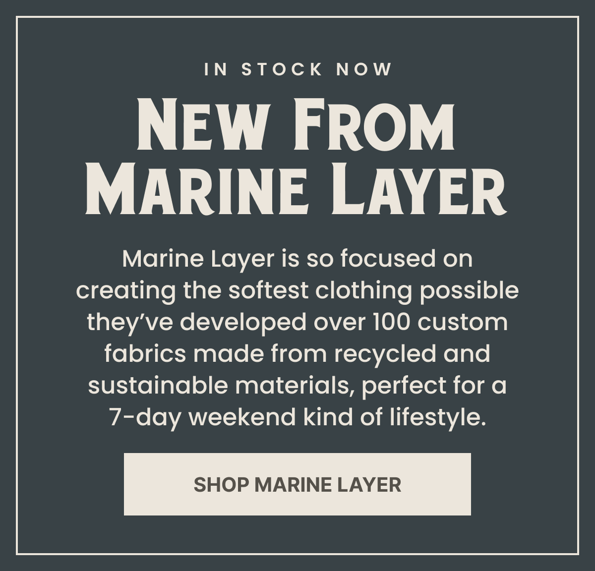 New From Marine Layer