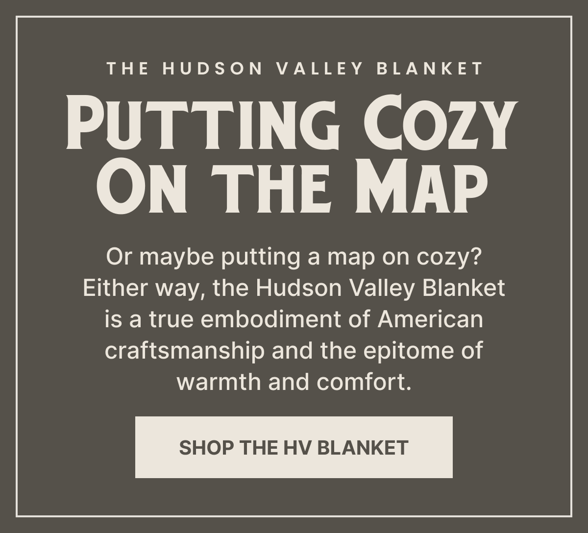 Putting Cozy on the Map