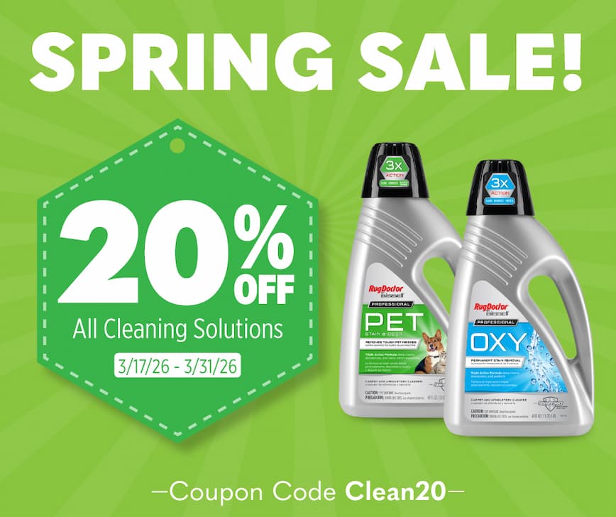 Rug Doctor by BISSELL carpet cleaning solutions