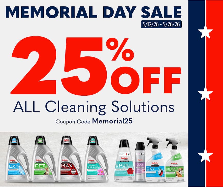 Save on carpet cleaning solution now through 5/26