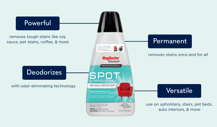 Detail your cleaning with the portable spot cleaner