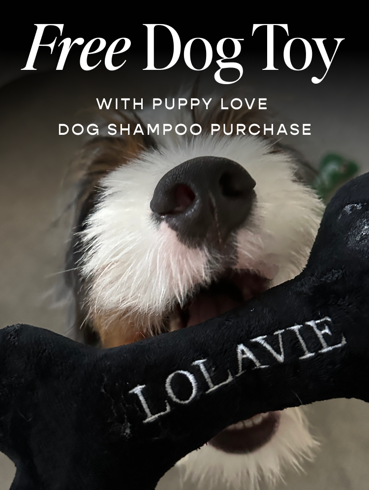 Free Dog Toy With Puppy Love Dog Shampoo Purchase