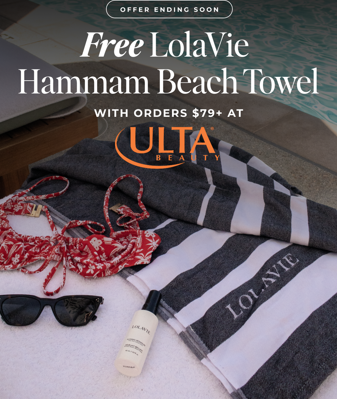 FREE LolaVie Hammam Beach Towel