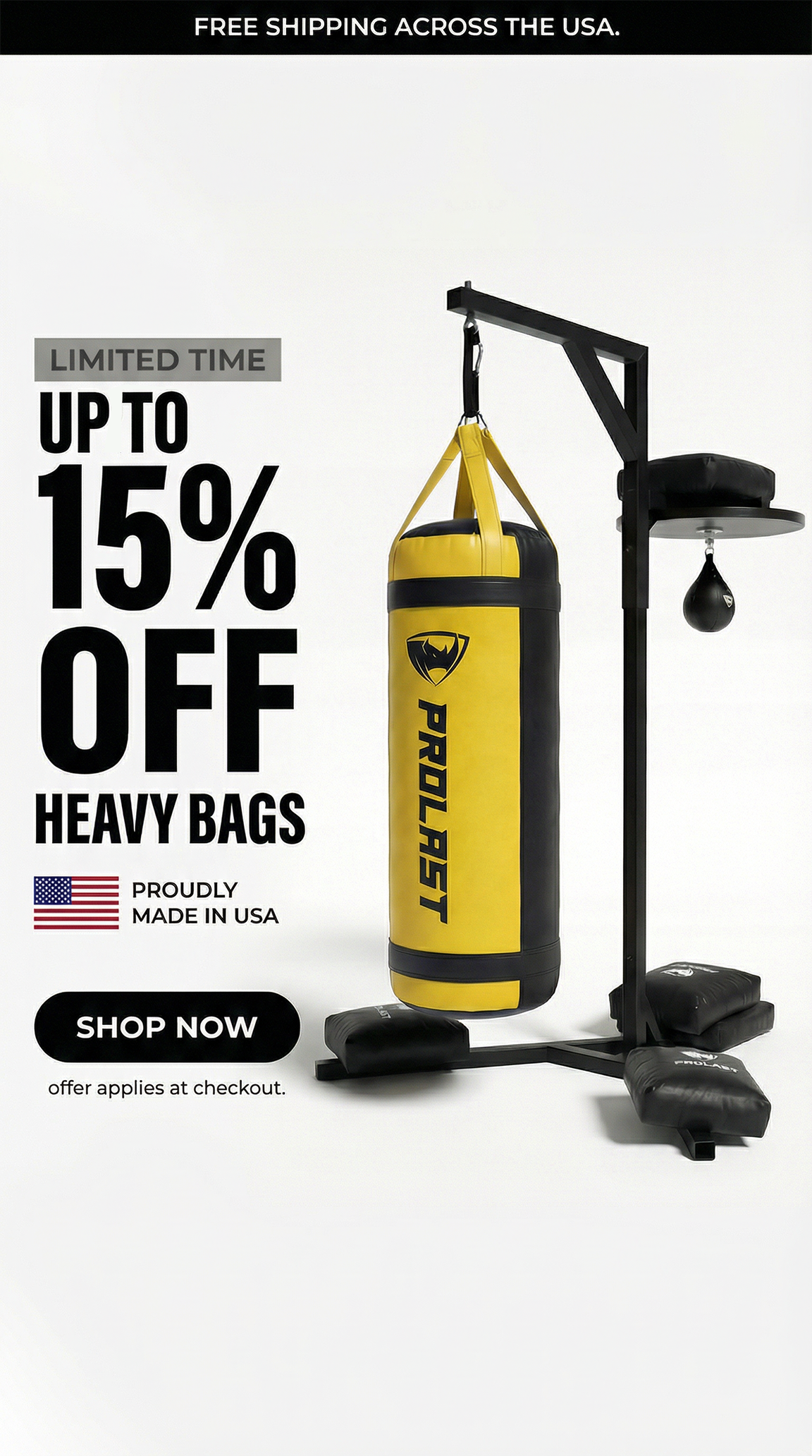 Prolast Custom 6ft 150lb Heavy Bag – PROLAST