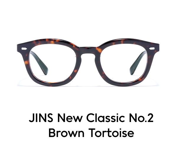 JINS New Classic No.2 Brown Tortoise