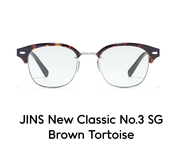 JINS New Classic No.3 SG Brown Tortoise