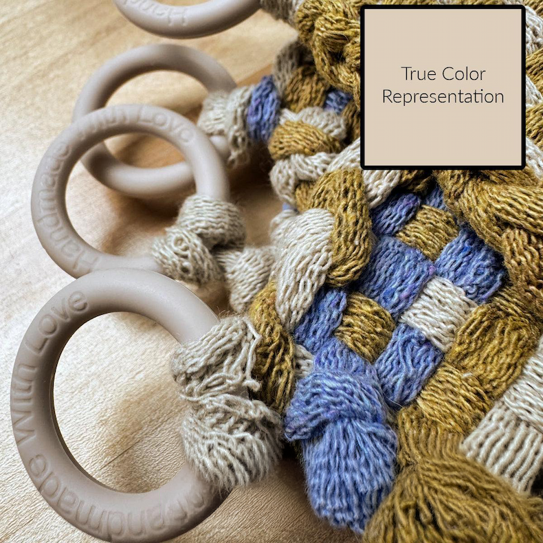 Sand Dollar Beige Silicone Rings - back in stock