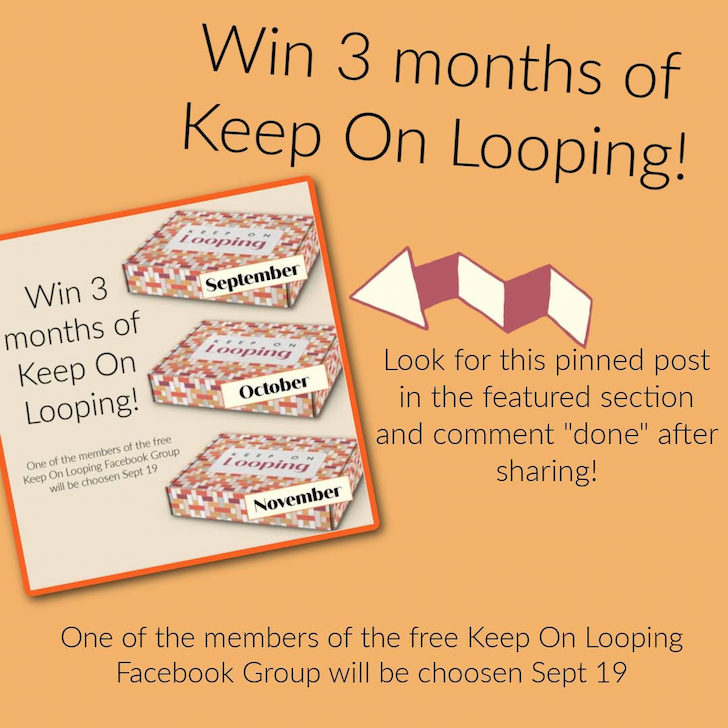 Win 3 months of Keep on Looping