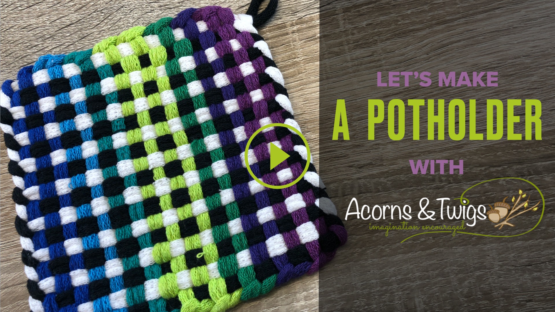 Potholder Weaving Video