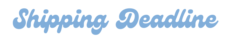 Shop before our holiday shipping deadline