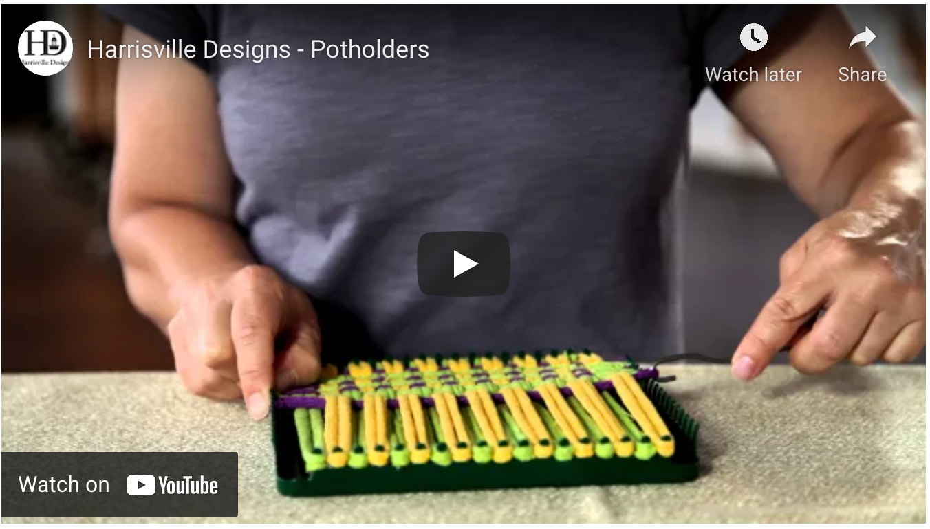 Potholder Weaving Video