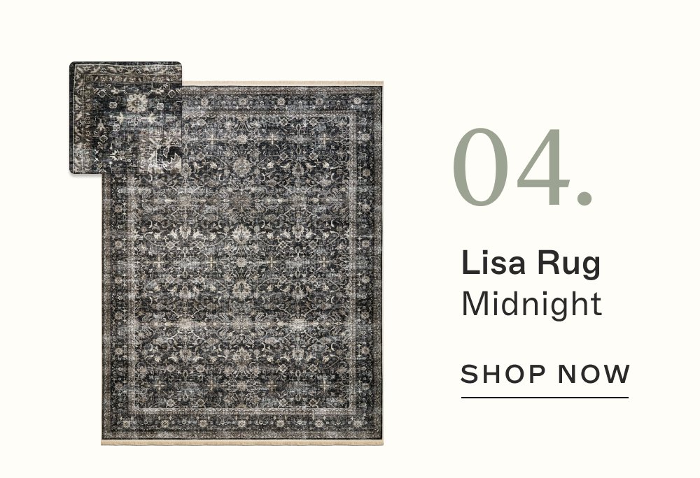 04. Lisa Rug Midnight SHOP NOW