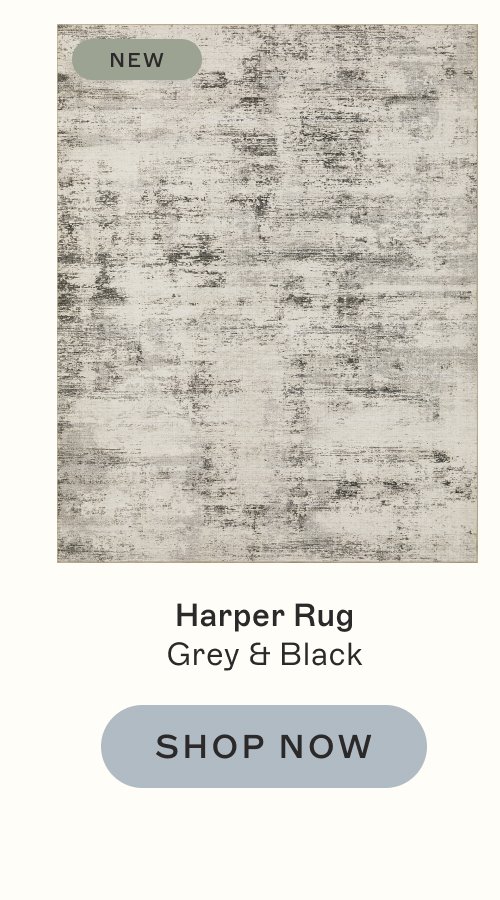 new Harper Rug Grey & Black SHOP NOW