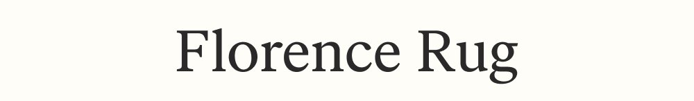 Florence Rug
