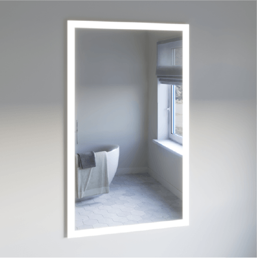 Image of Fresca Angelo 36" Wide by 59" Tall Bathroom Mirror with LED Lighting