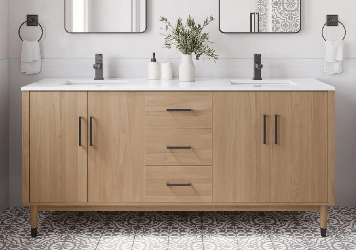 Fresca Sawyer Freestanding 72" Vanity 