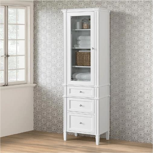 Image of James Martin Brittany 76" Floor Standing Linen Cabinet