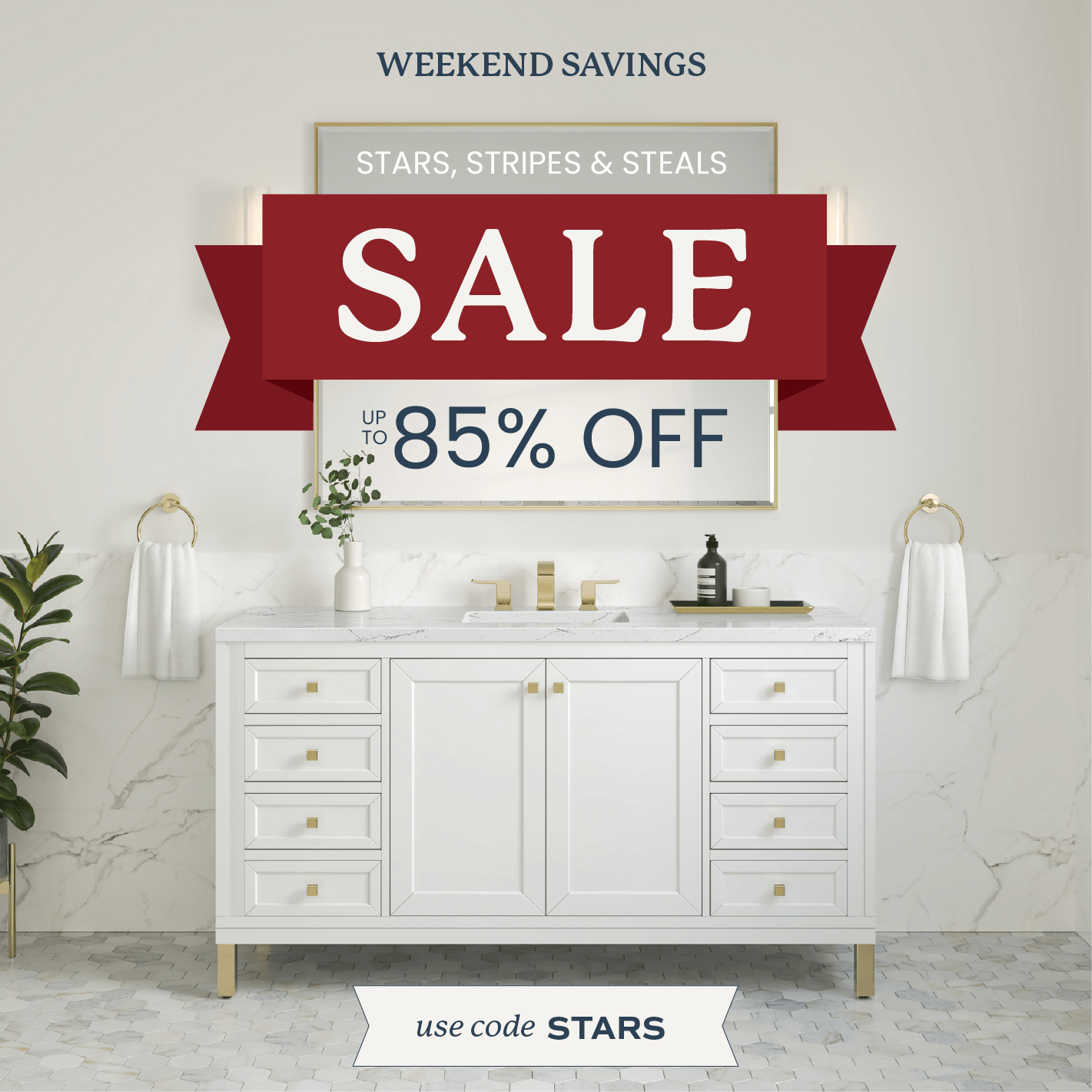 Weekend Savings: Stars, Stripes & Deals: Up to 85% Off Luxury Styles