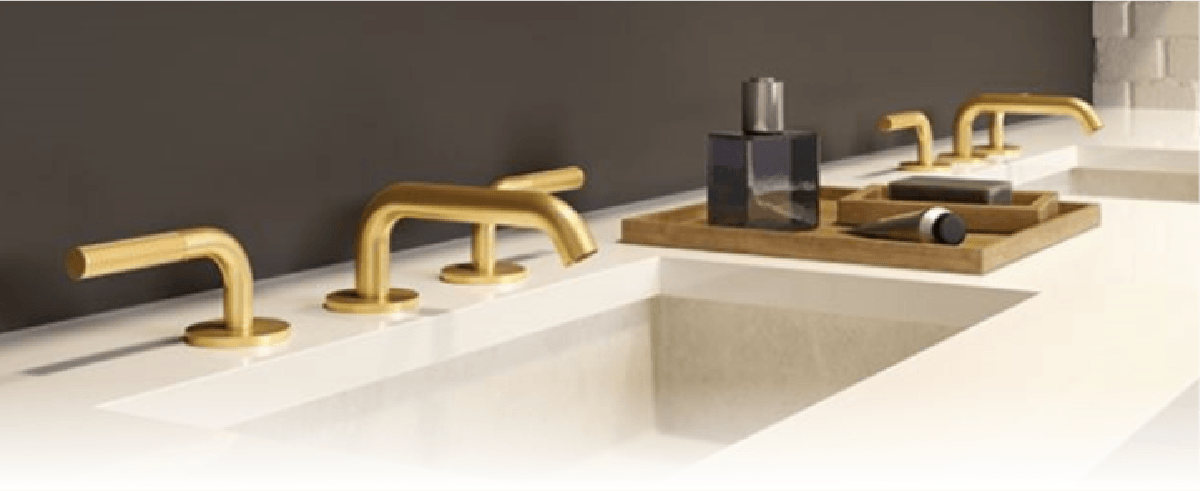Image of Aquabrass MB2 8" CC Widespread Lavatory Faucet