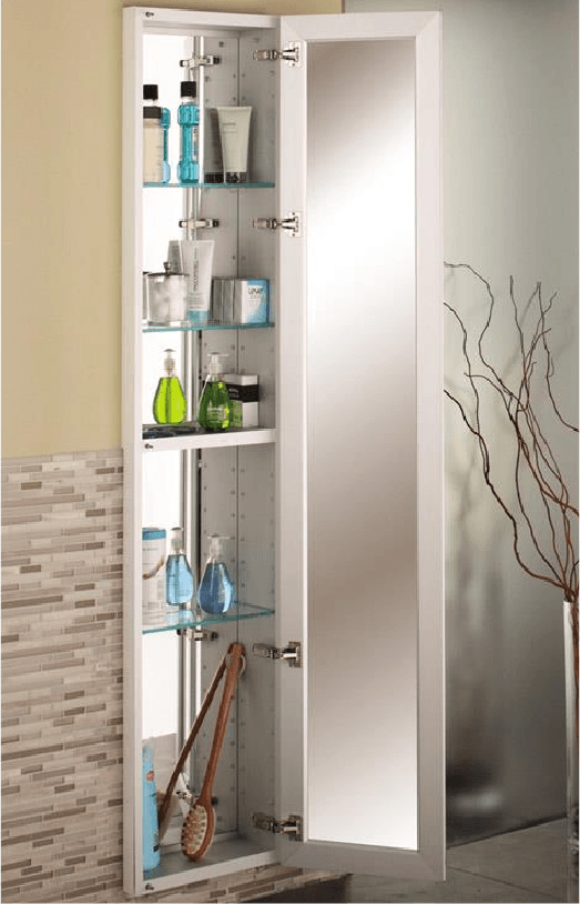 Full length mirrored cabinet