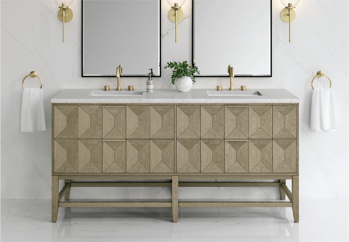 James Martin Emmeline 72" Freestanding Double Bathroom Vanity