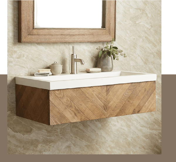 Warm vanities