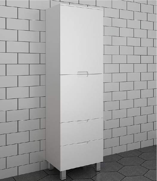 Fresca Linen cabinet with four compartments