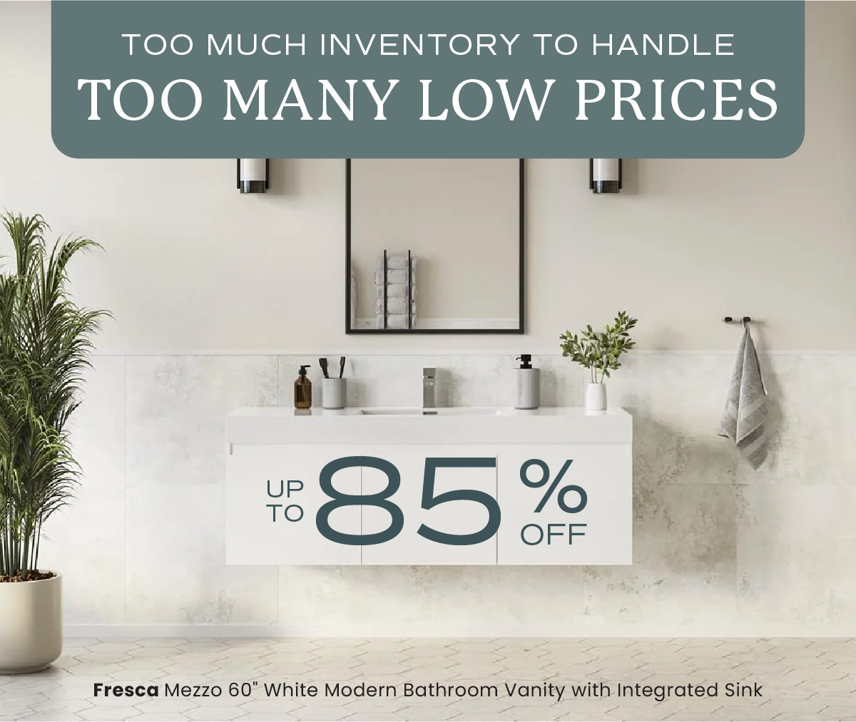 Too much inventory to handle - too many low prices