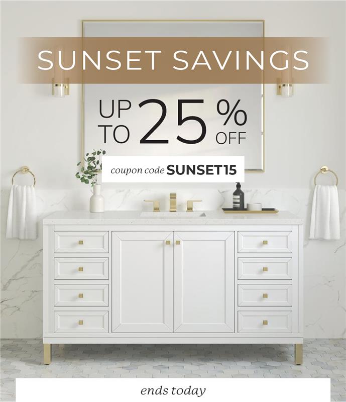 Sunset Savings End Today: Up to 25% Off Select Brands