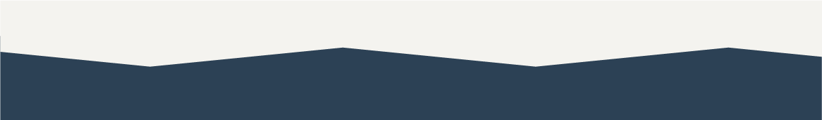 Blue wavy divider
