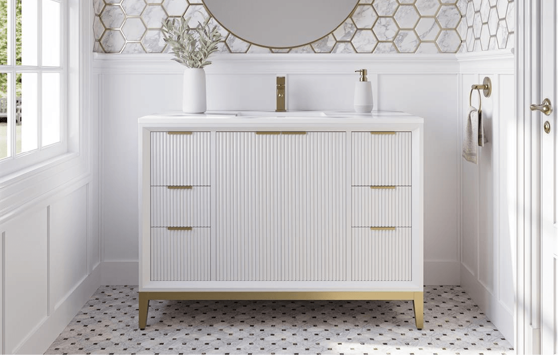 Fresca Wellington Collection: Image of 48" vanity