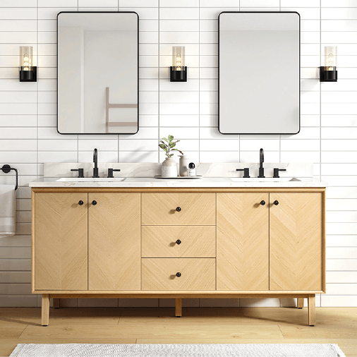 Avanity Adele 73" Freestanding Double Bathroom Vanity