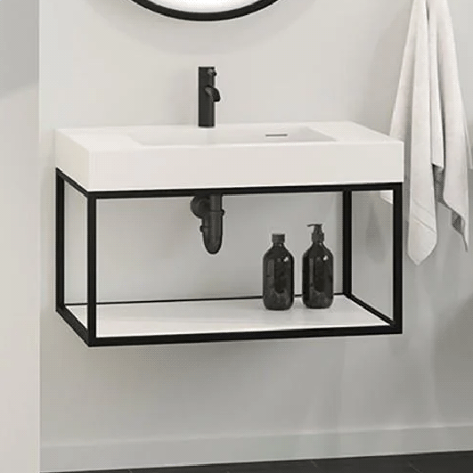 Image of Fleurco Luna Stak 23 5/8" Wall Mount Bathroom Sink