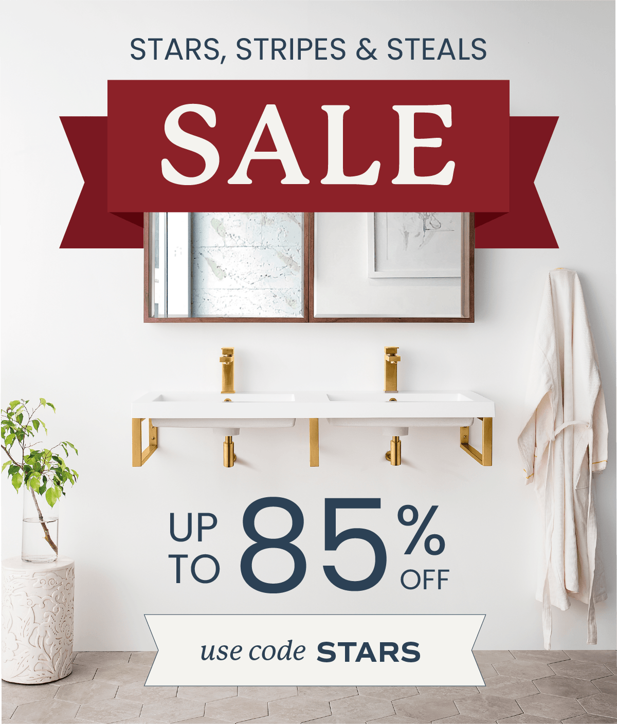 Stars, Stripes & Deals: Up to 85% Off Luxury Styles