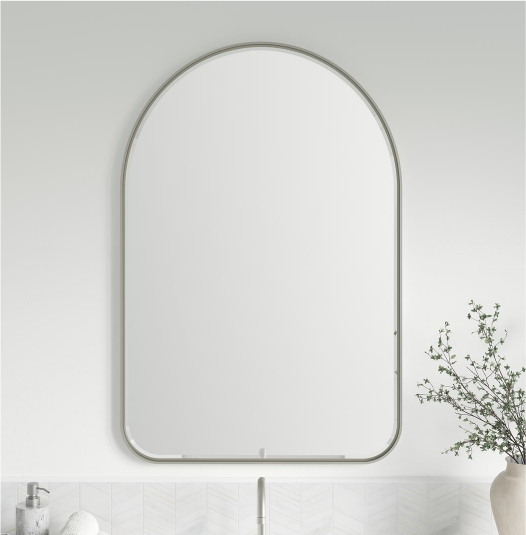 Image of James Martin Rohe 24" Wall Mount Arched Mirror