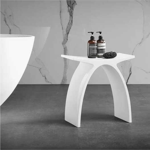 Barclay 15 7/8" Freestanding Resin Shower Stool