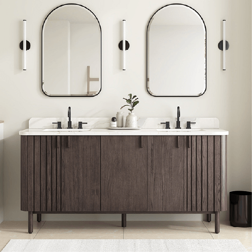 Valencia 30" Glossy White Free Standing Modern Bathroom Vanity