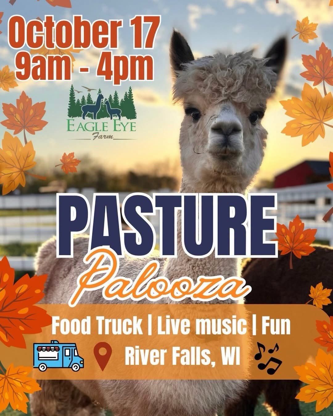 Pasture Palooza and visit-the-farm at Eagle Eye Farm.
