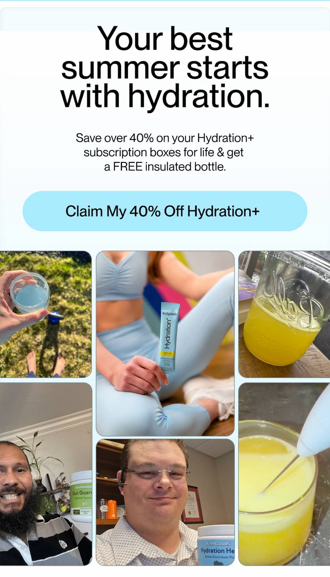 your best summer starts with hydration