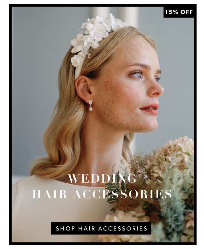 15% off wedding hair accessories