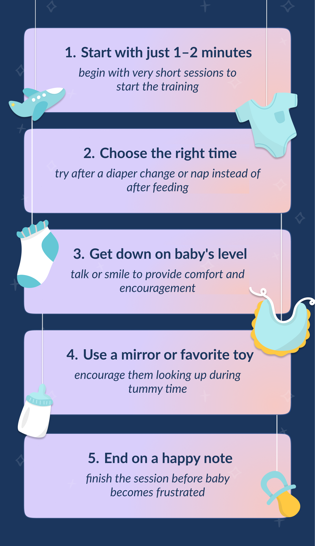 Tummy time tips  >>