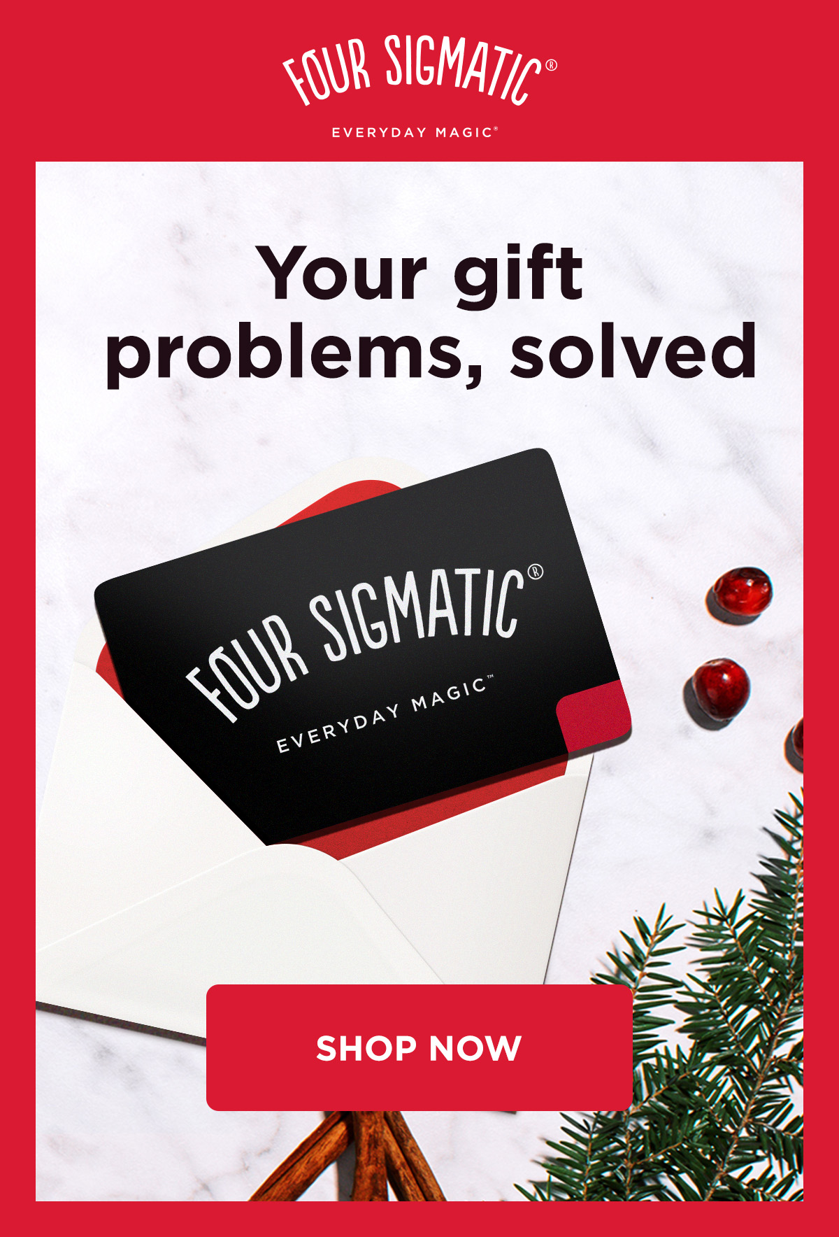 Your gift problems, solved