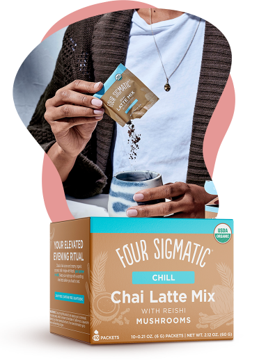 Chai Latte with Reishi and Turkey Tail