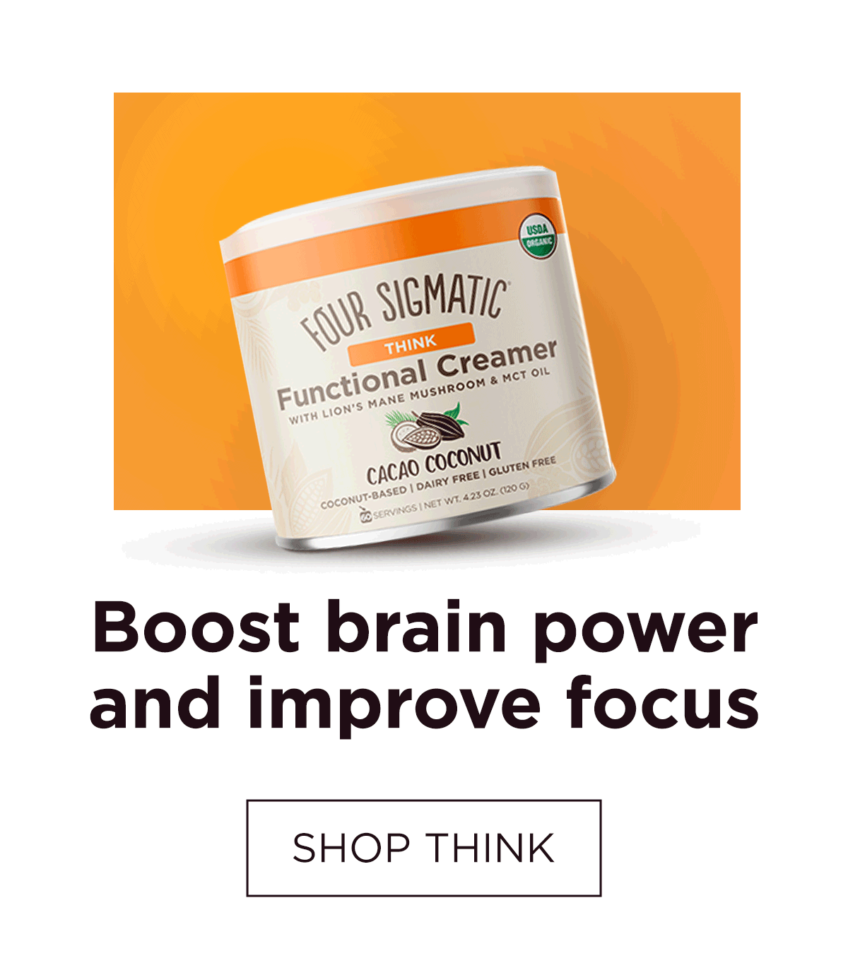 Boost brain power and improve focus - SHOP THINK
