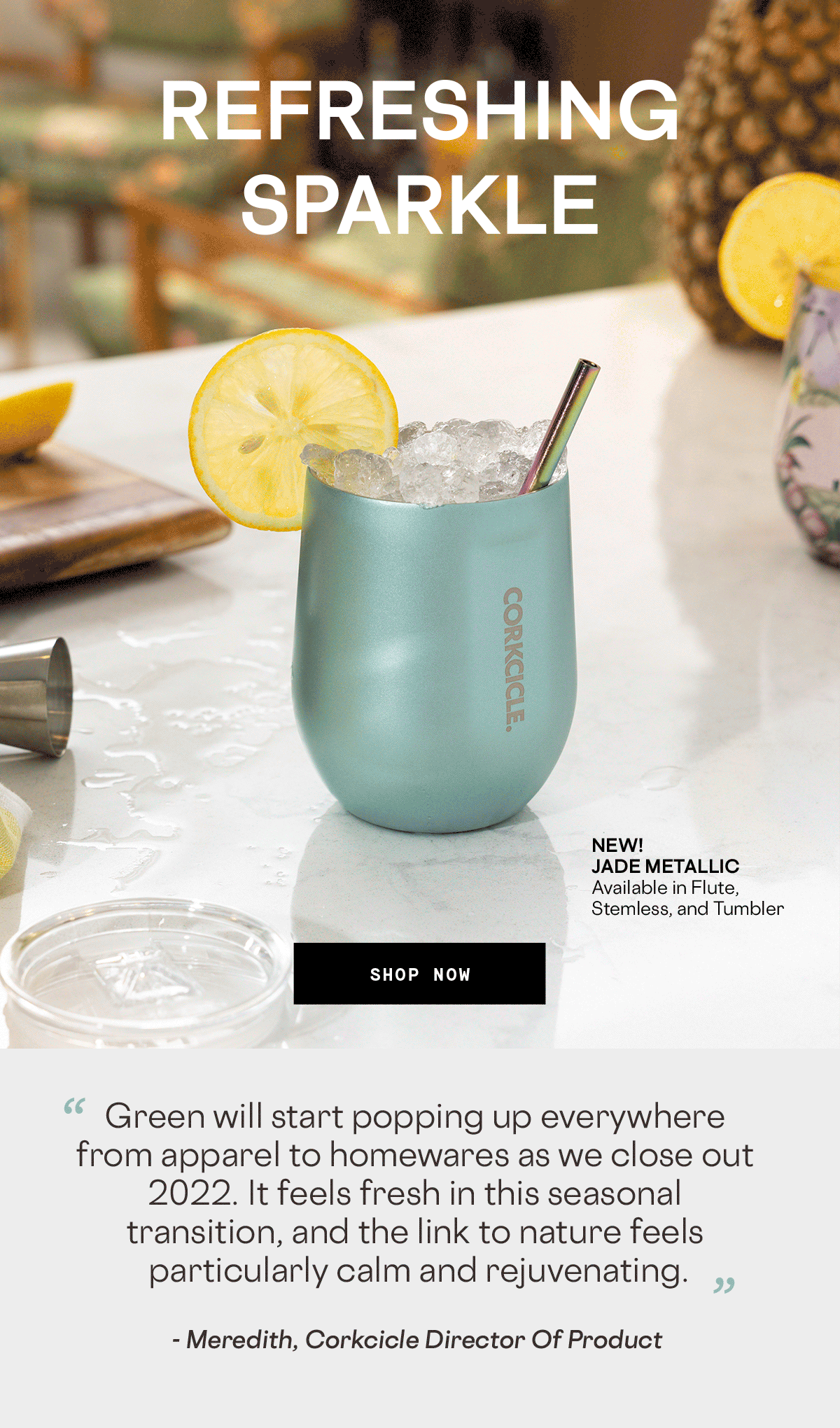 Jade Metallic Has Arrived Corkcicle