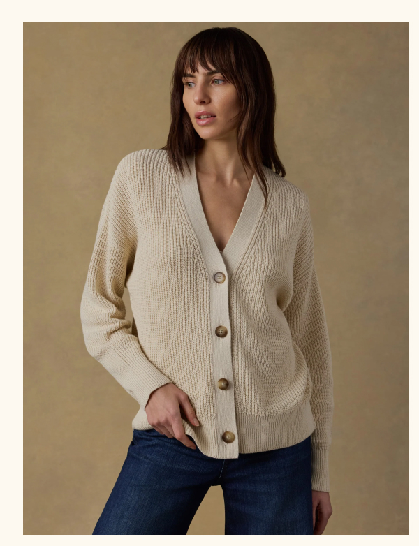 Miramar Linen Relaxed Cardigan