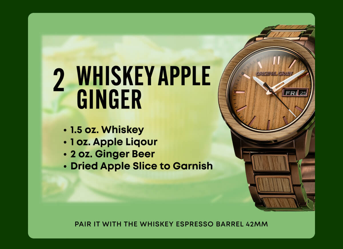 Whiskey Apple Ginger
