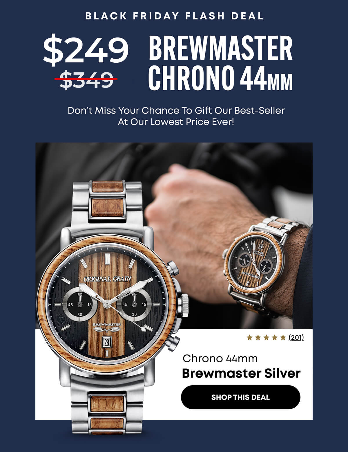 Brewmaster Chrono 44mm
