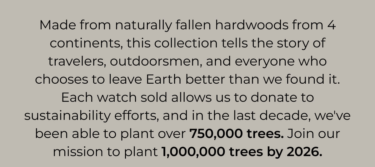 Naturally fallen hardwoods