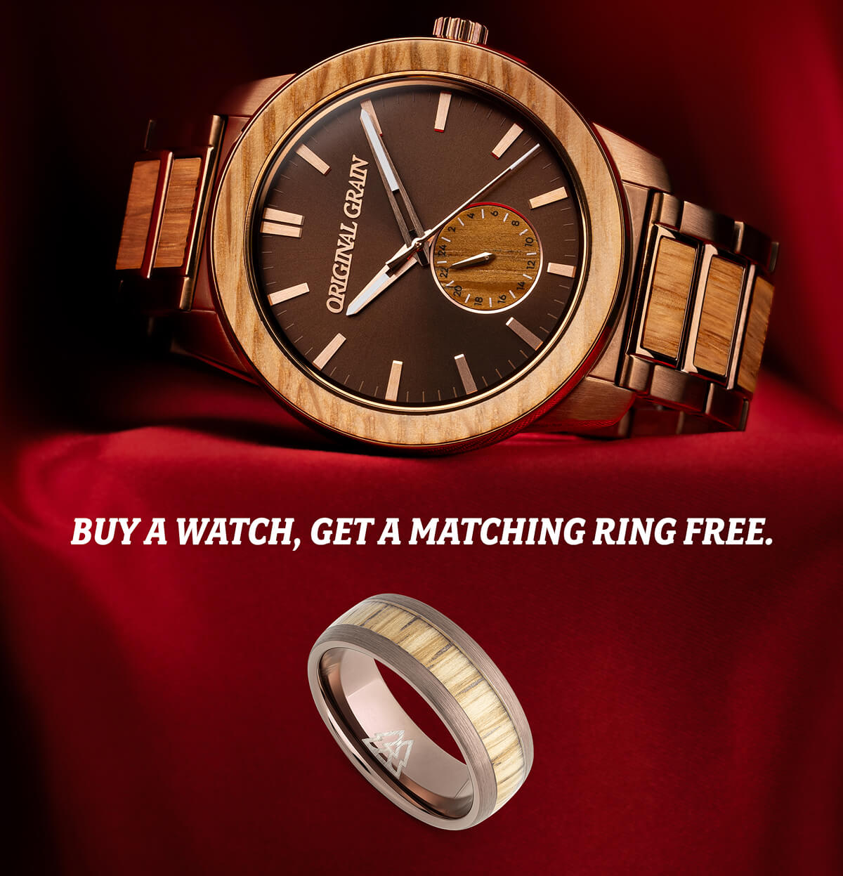 Buy A Watch Get A Matching Ring Free!